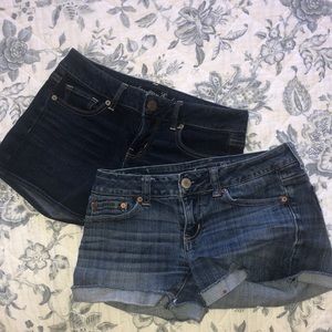 Light and Dark Denim Shorts!